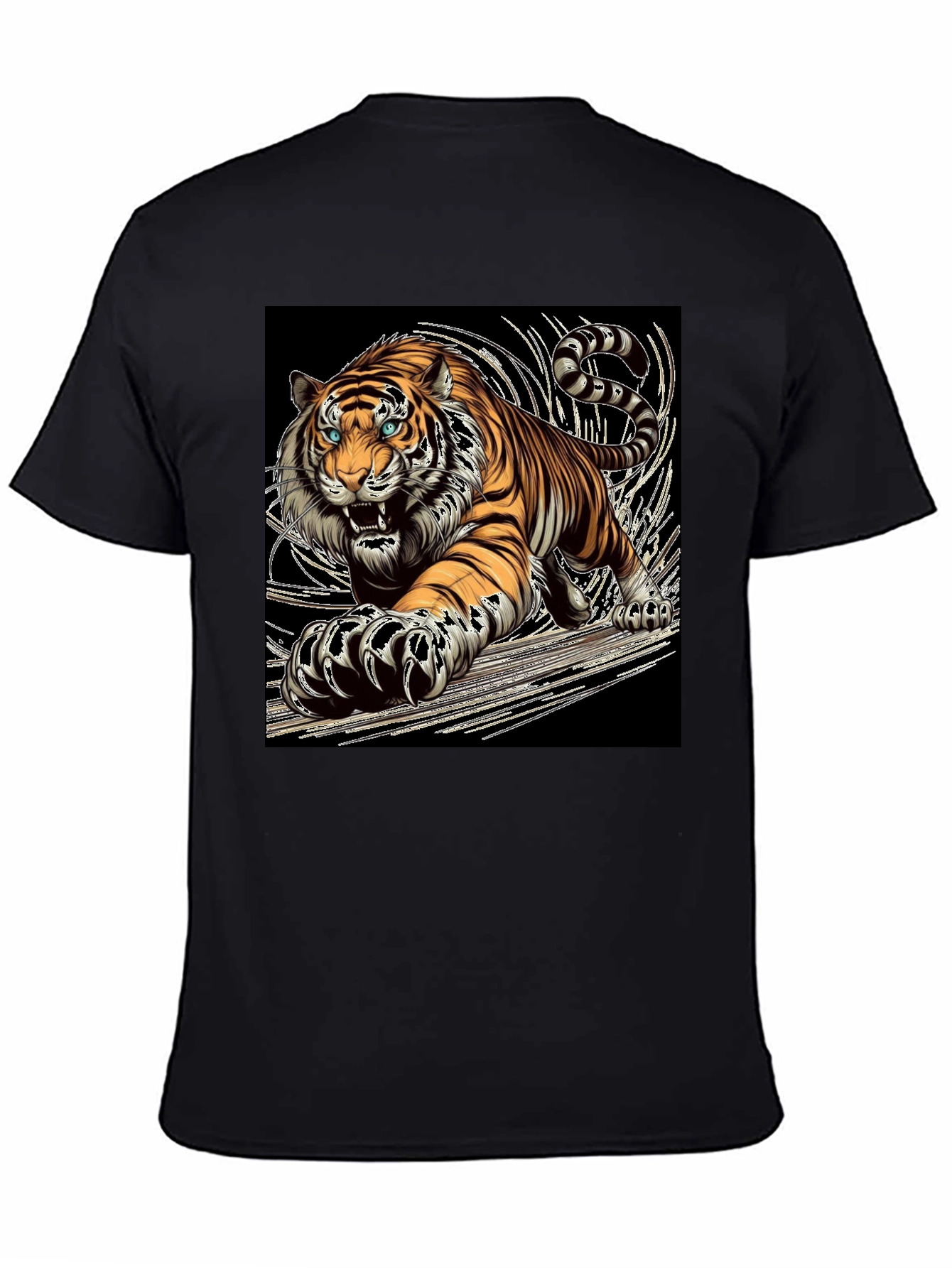 Tiger Graphic Tee - Bold Animal Print