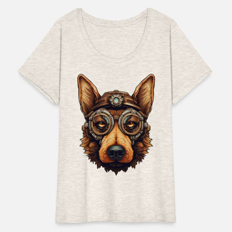 Steampunk German Shepherd Dog in Clockwork