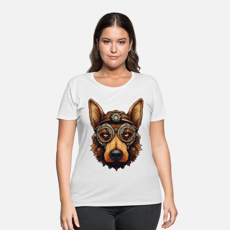 Steampunk German Shepherd Dog in Clockwork