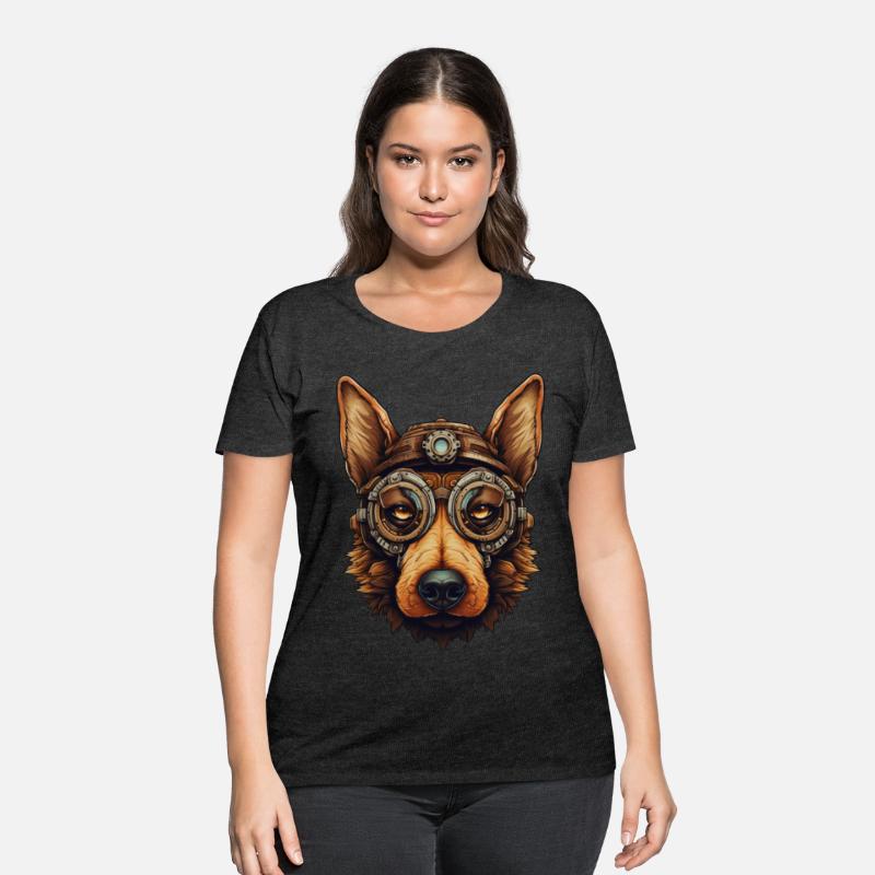 Steampunk German Shepherd Dog in Clockwork