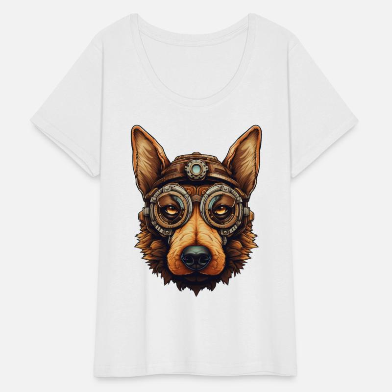 Steampunk German Shepherd Dog in Clockwork