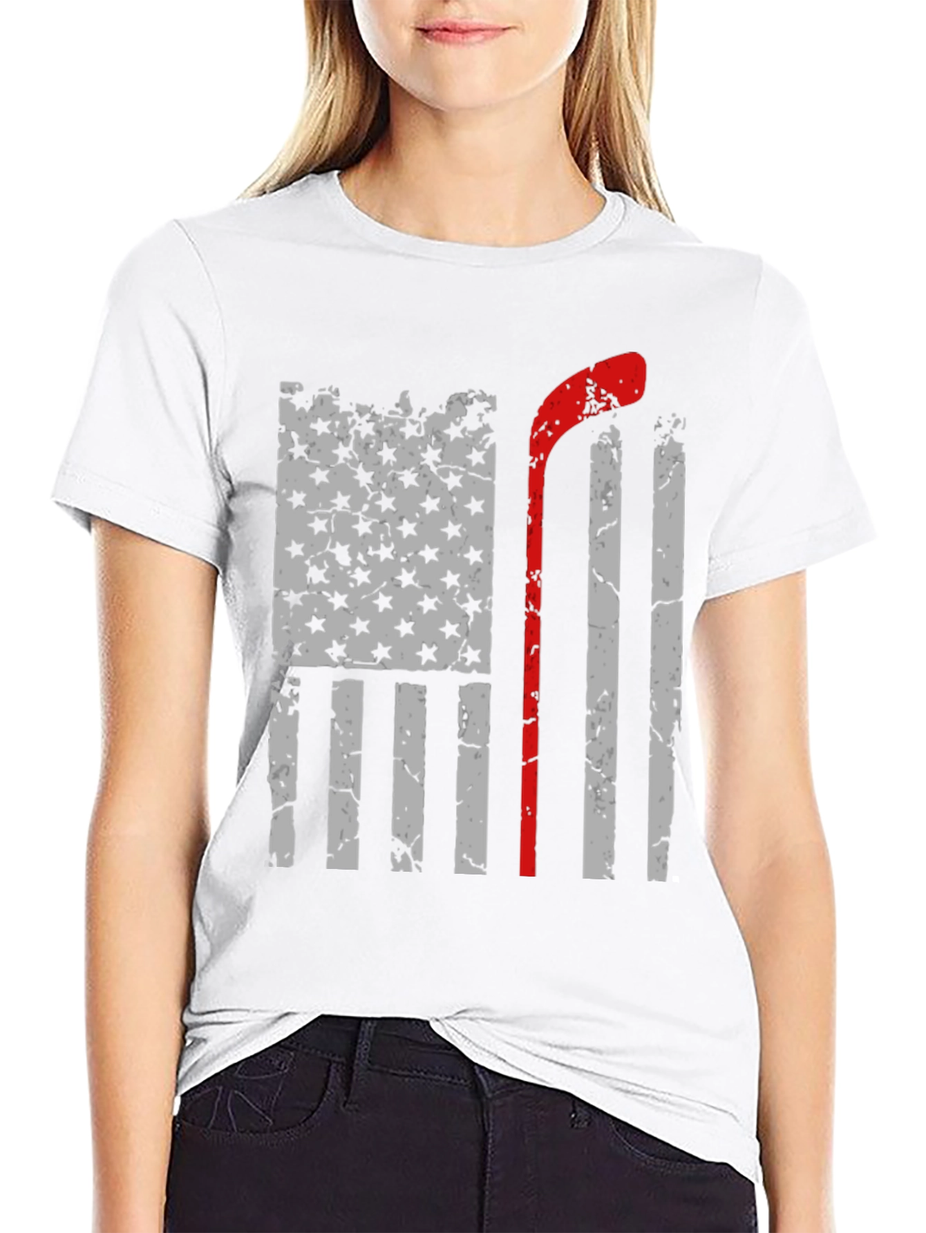 Hockey Flag Graphic Tee