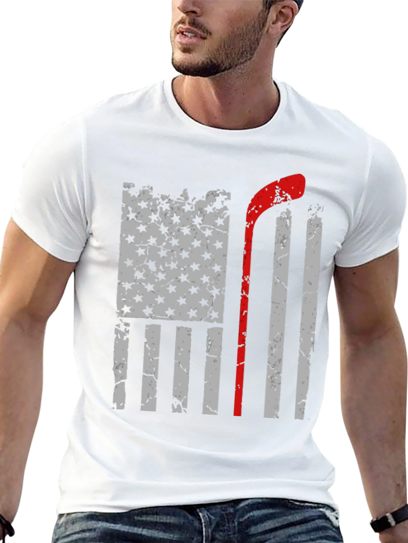 Hockey Flag Graphic Tee