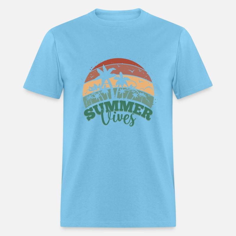 Summer Sunset Palm Tree Vintage 70s 80s