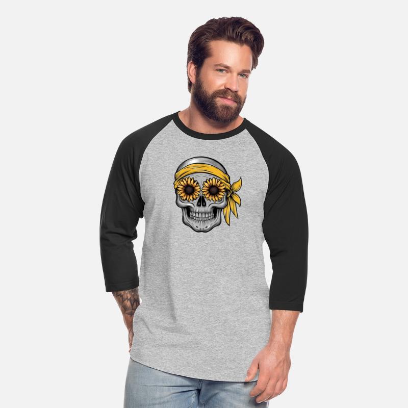 Sunflower Skull Chic