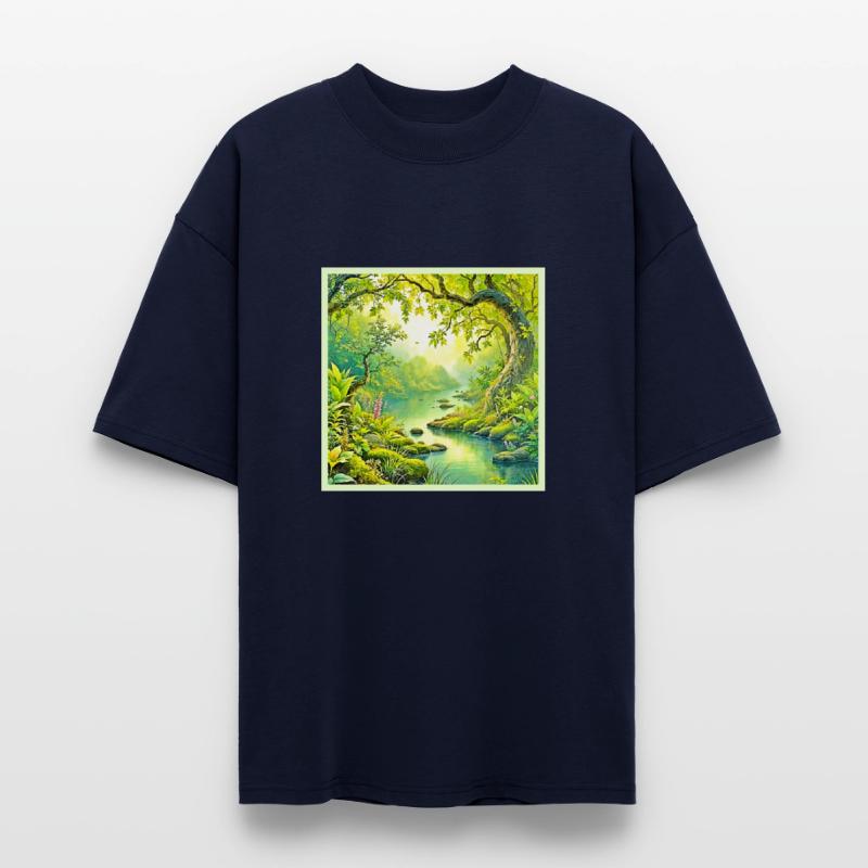 Sunlit Forest Landscape