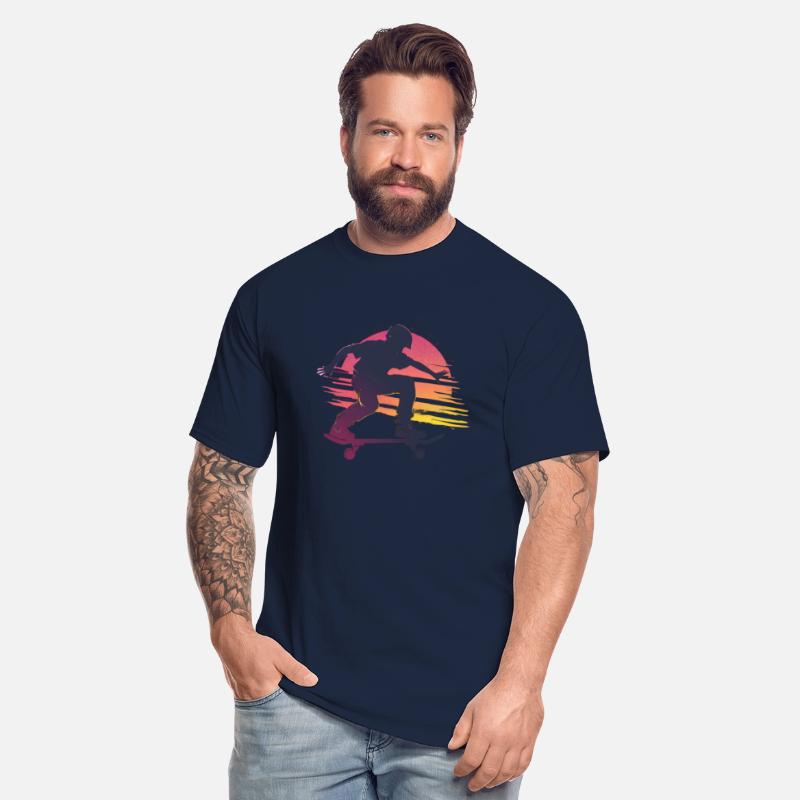 Sunset Skateboarder Urban Vibes