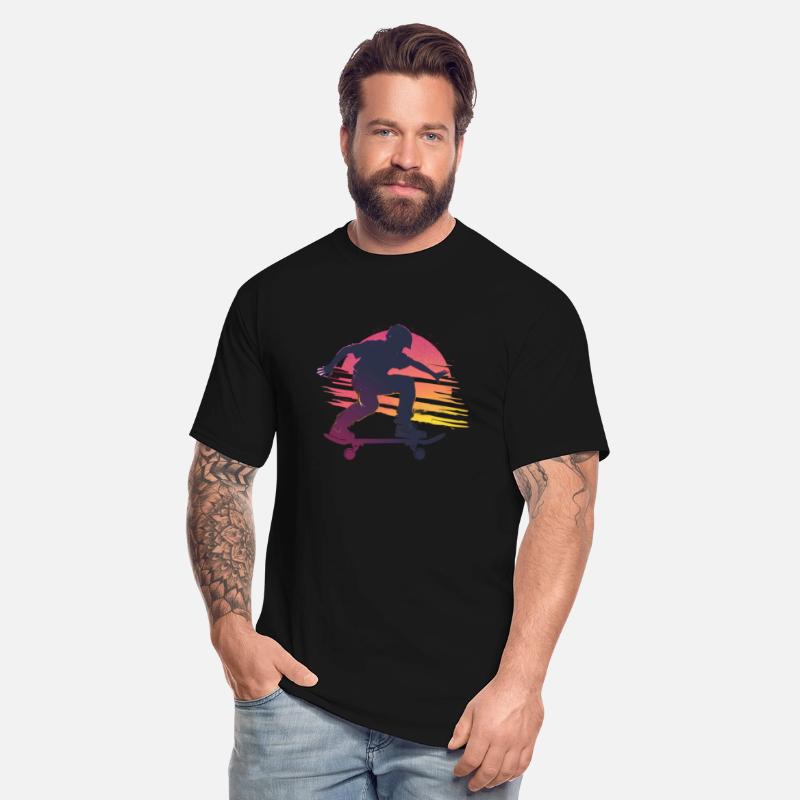 Sunset Skateboarder Urban Vibes