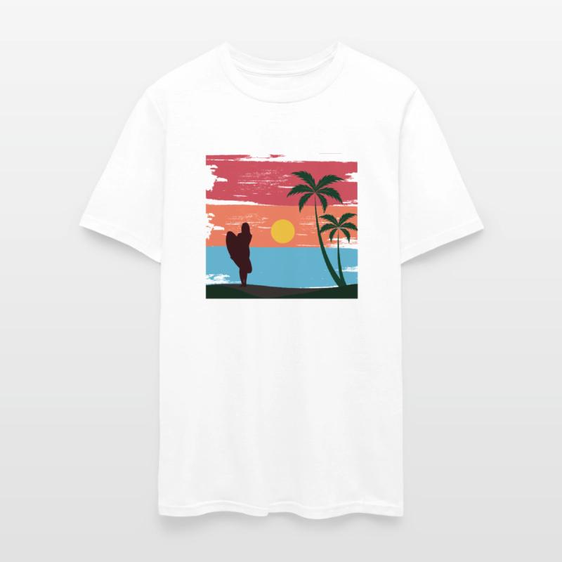 Sunset surfing