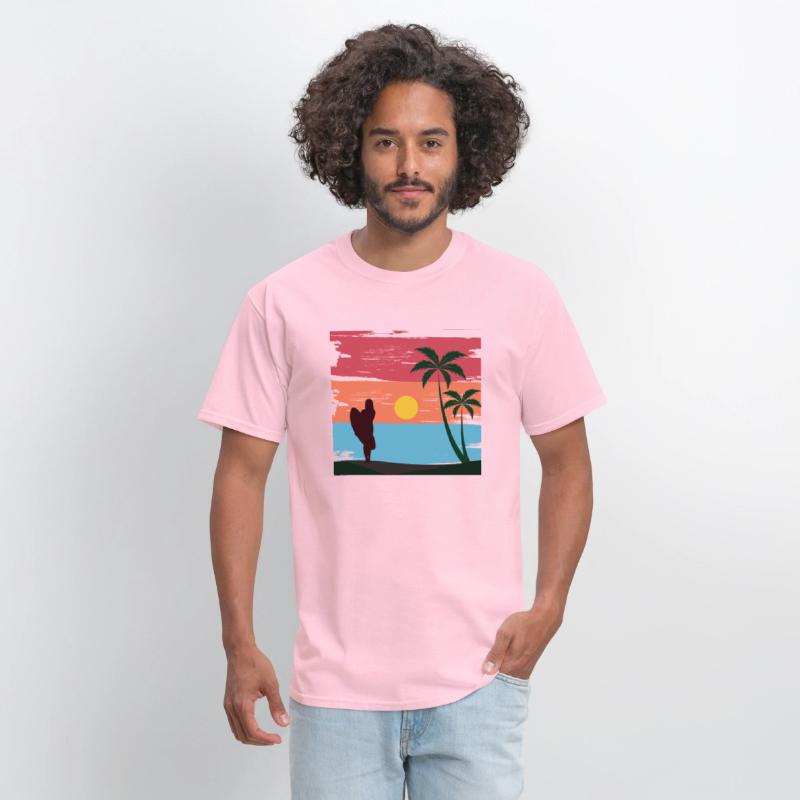 Sunset surfing