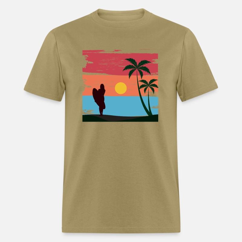 Sunset surfing