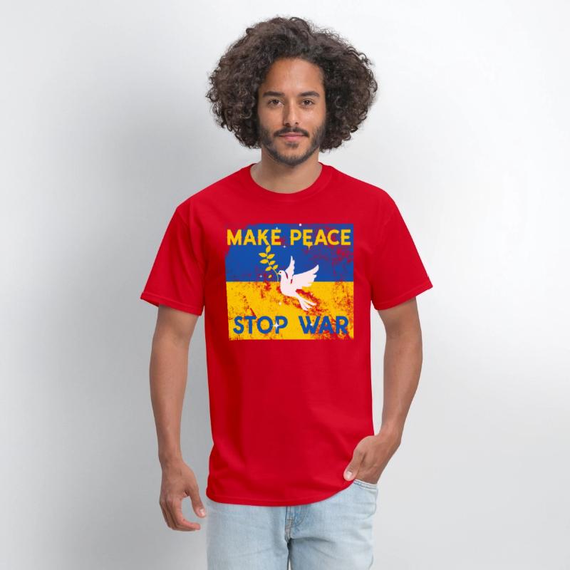 Support Ukraine in time of need stop war make peac