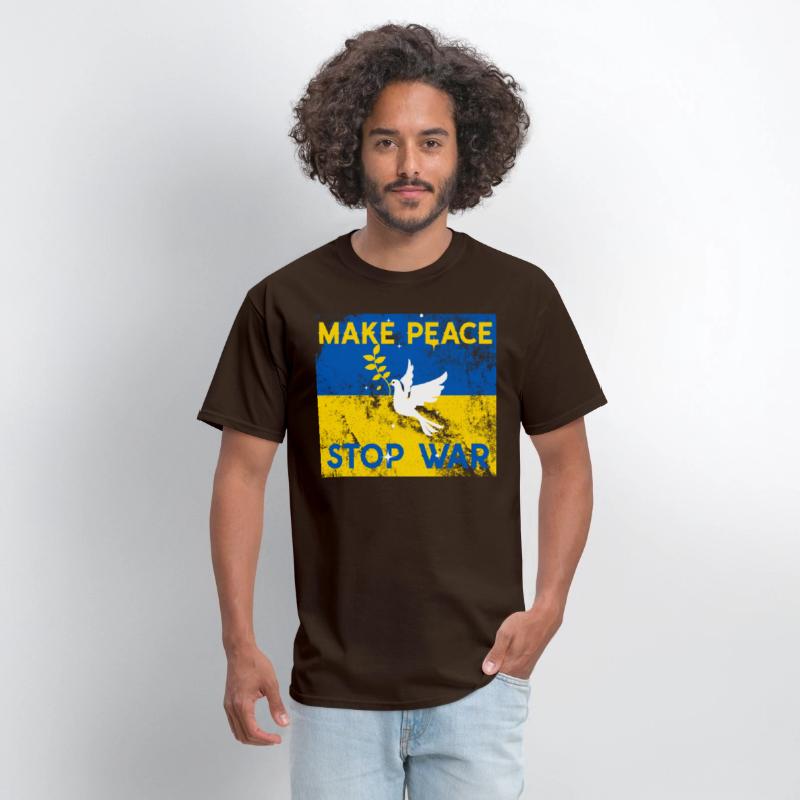 Support Ukraine in time of need stop war make peac