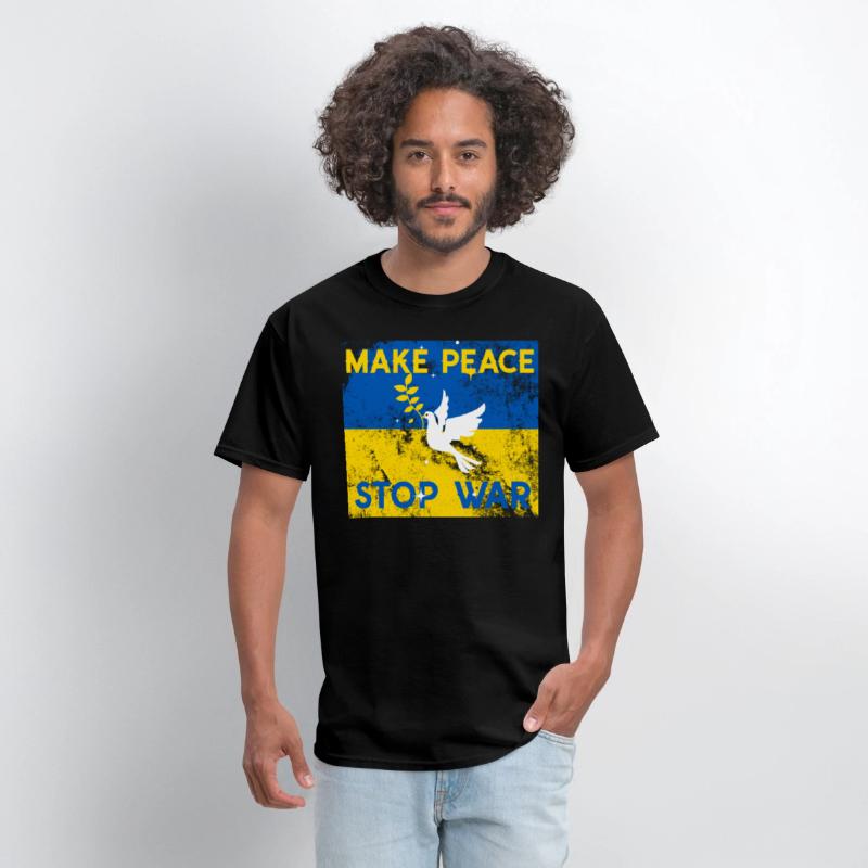 Support Ukraine in time of need stop war make peac