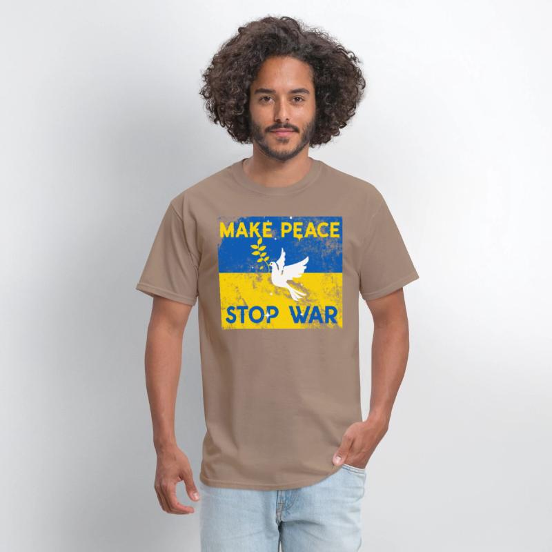 Support Ukraine in time of need stop war make peac