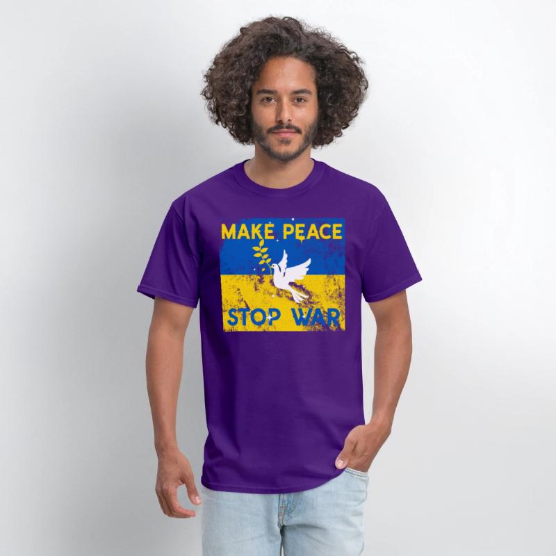 Support Ukraine in time of need stop war make peac