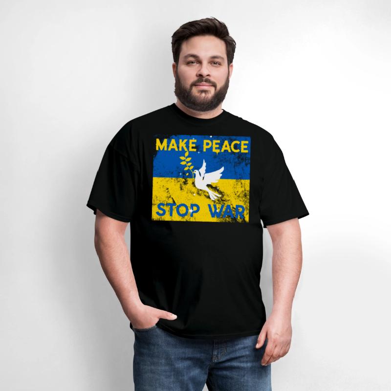 Support Ukraine in time of need stop war make peac