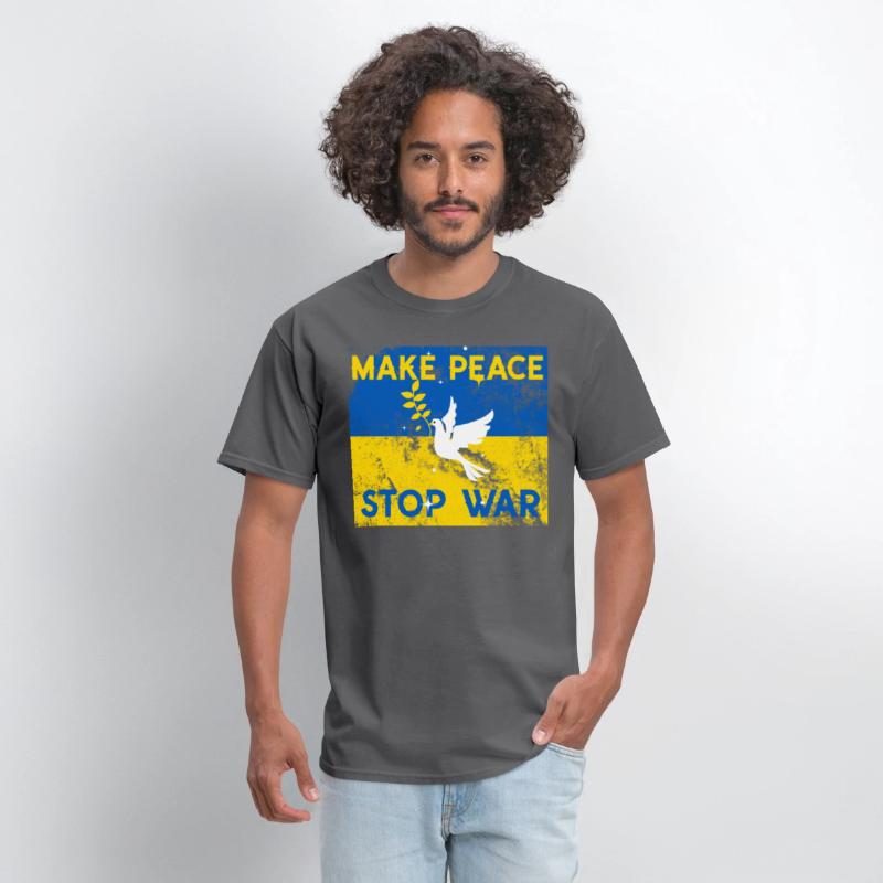 Support Ukraine in time of need stop war make peac