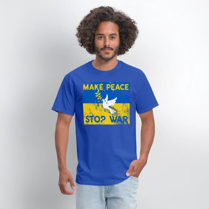 Support Ukraine in time of need stop war make peac
