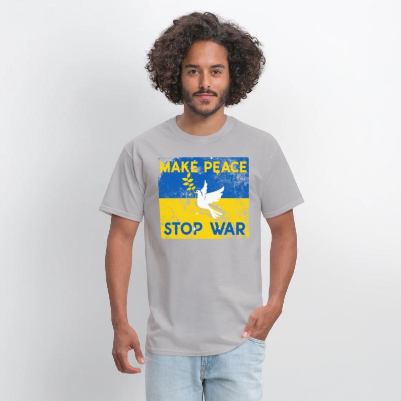 Support Ukraine in time of need stop war make peac