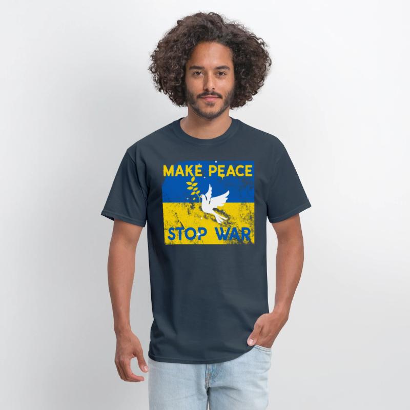 Support Ukraine in time of need stop war make peac