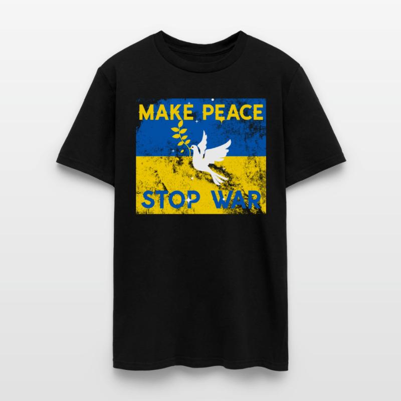 Support Ukraine in time of need stop war make peac