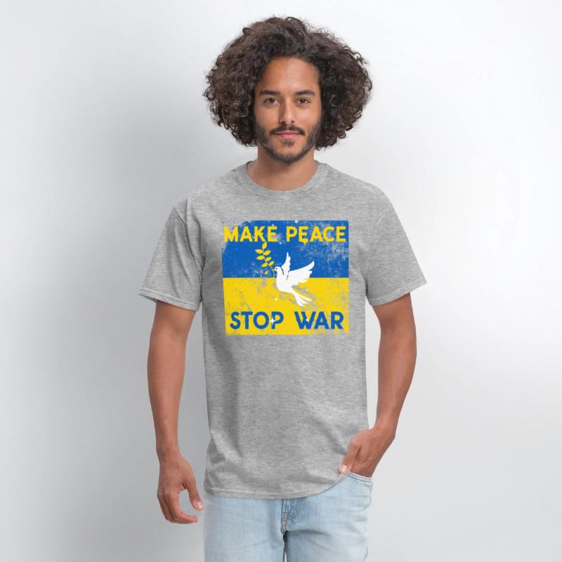 Support Ukraine in time of need stop war make peac