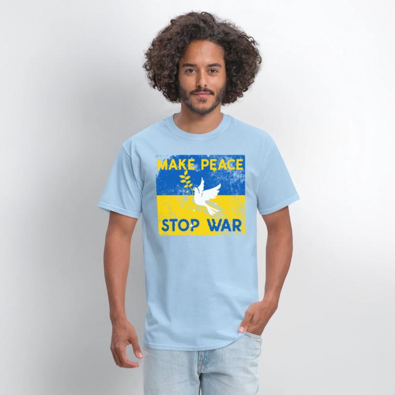 Support Ukraine in time of need stop war make peac
