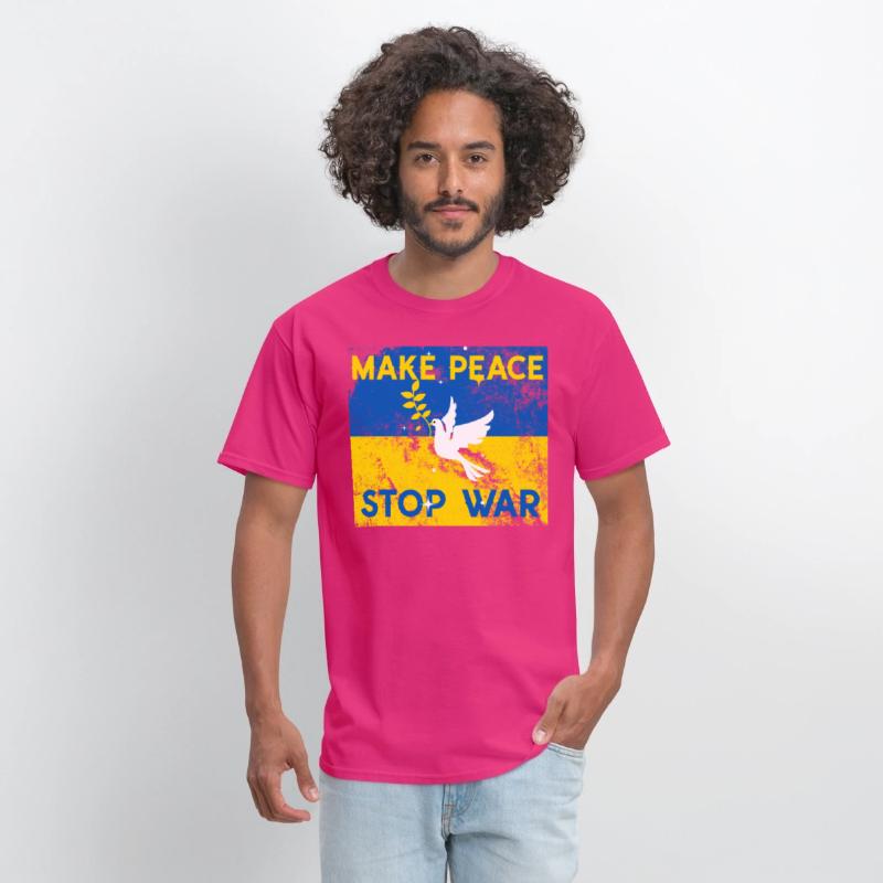 Support Ukraine in time of need stop war make peac