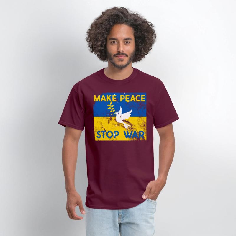 Support Ukraine in time of need stop war make peac