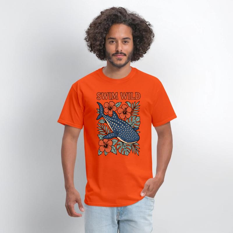 Swim Wild | Tropical Whale Shark Design