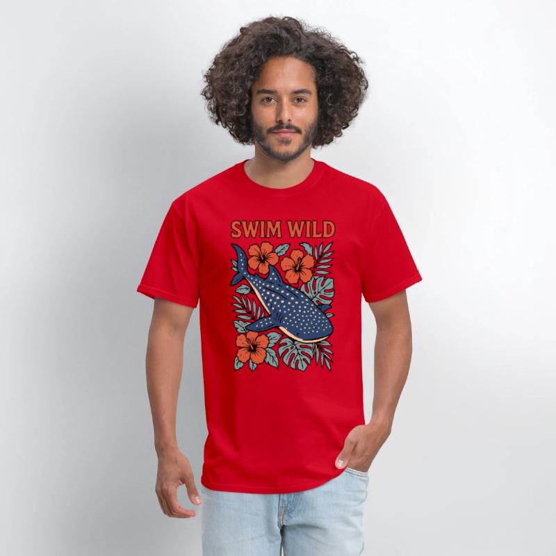 Swim Wild | Tropical Whale Shark Design