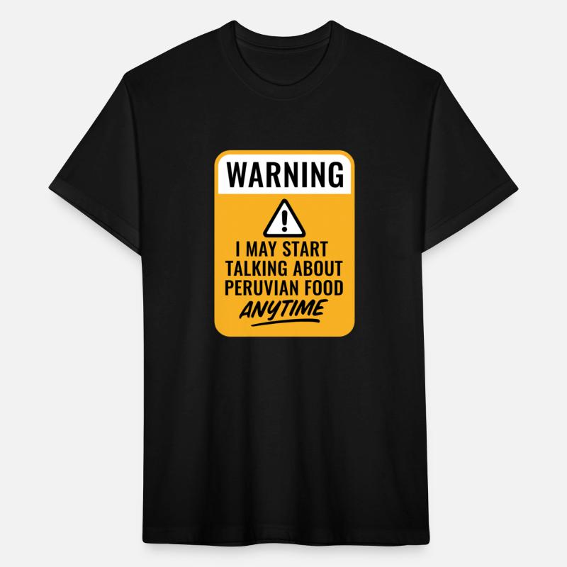 T-shirt peru - Warning