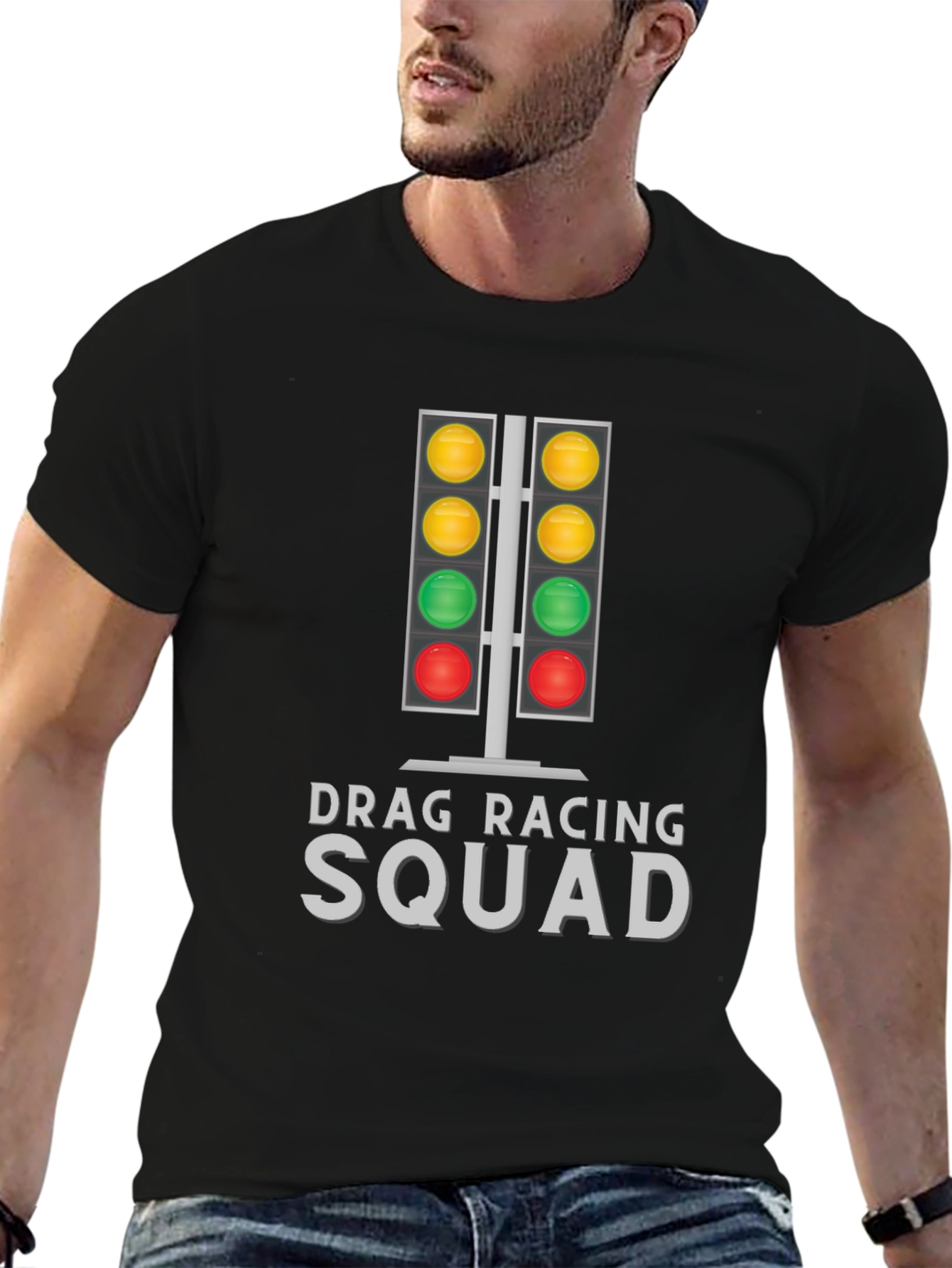 Drag Racing Squad Graphic T-Shirt