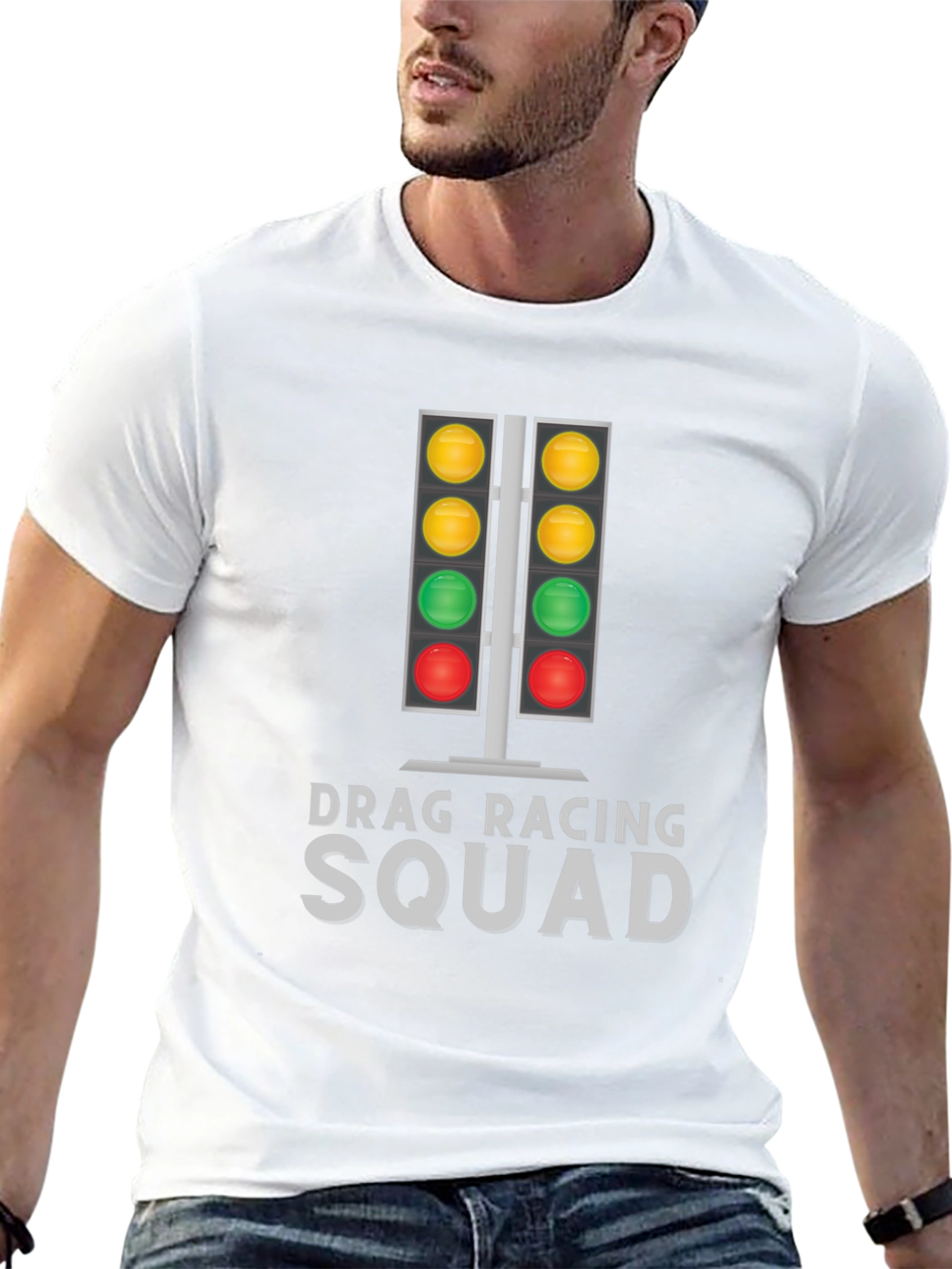 Drag Racing Squad Graphic T-Shirt