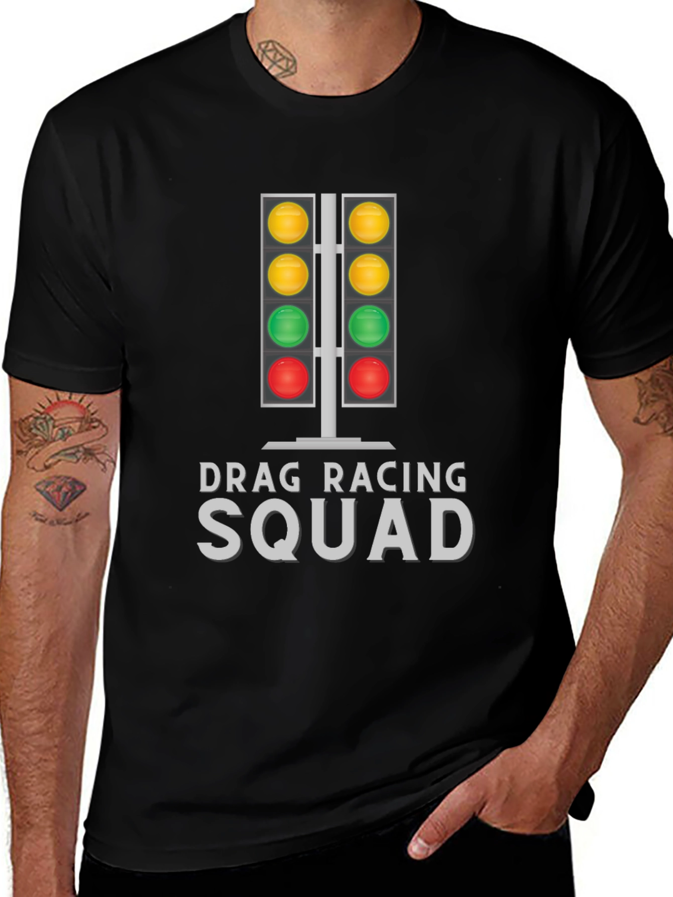 Drag Racing Squad Graphic T-Shirt