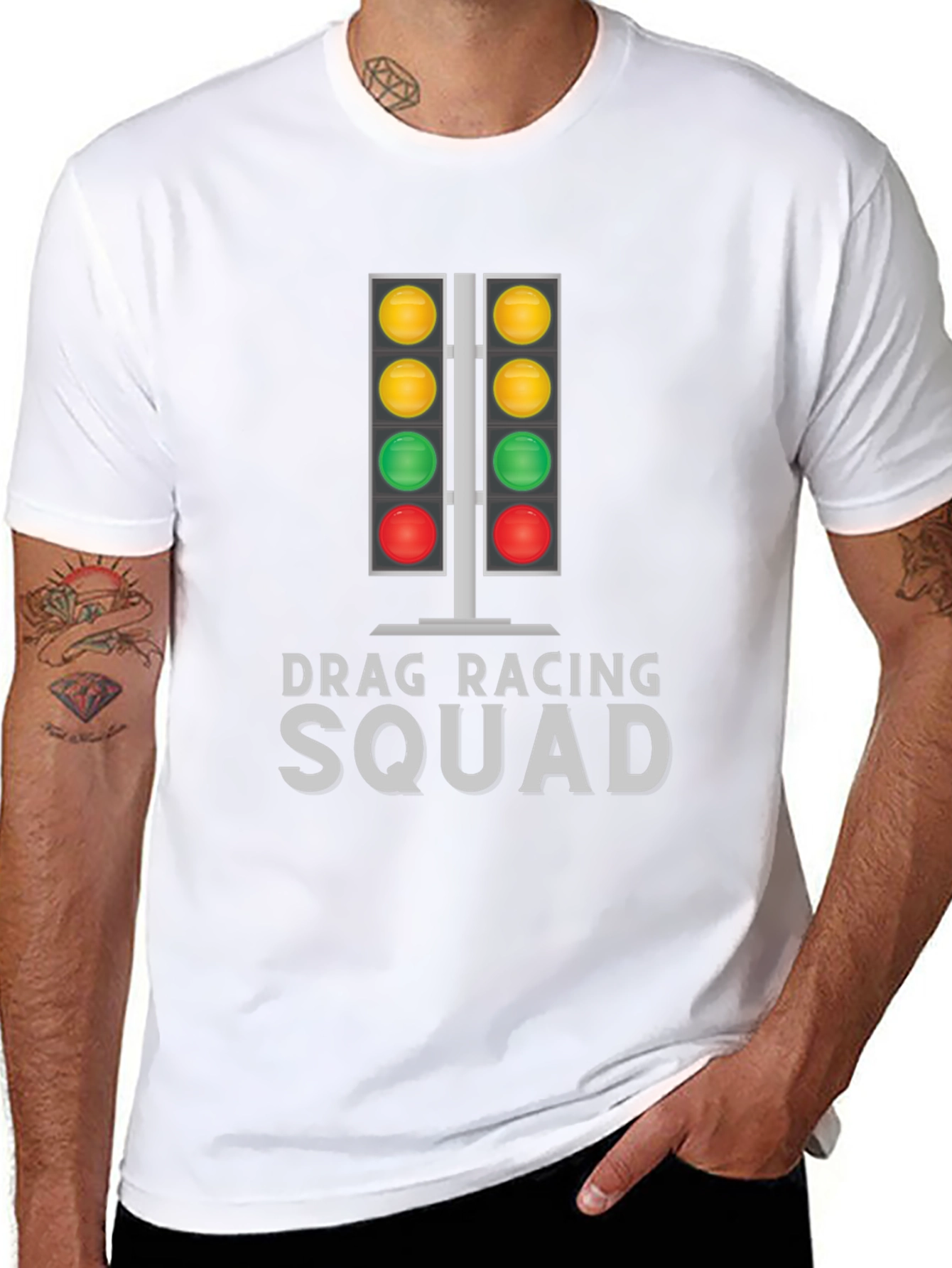 Drag Racing Squad Graphic T-Shirt