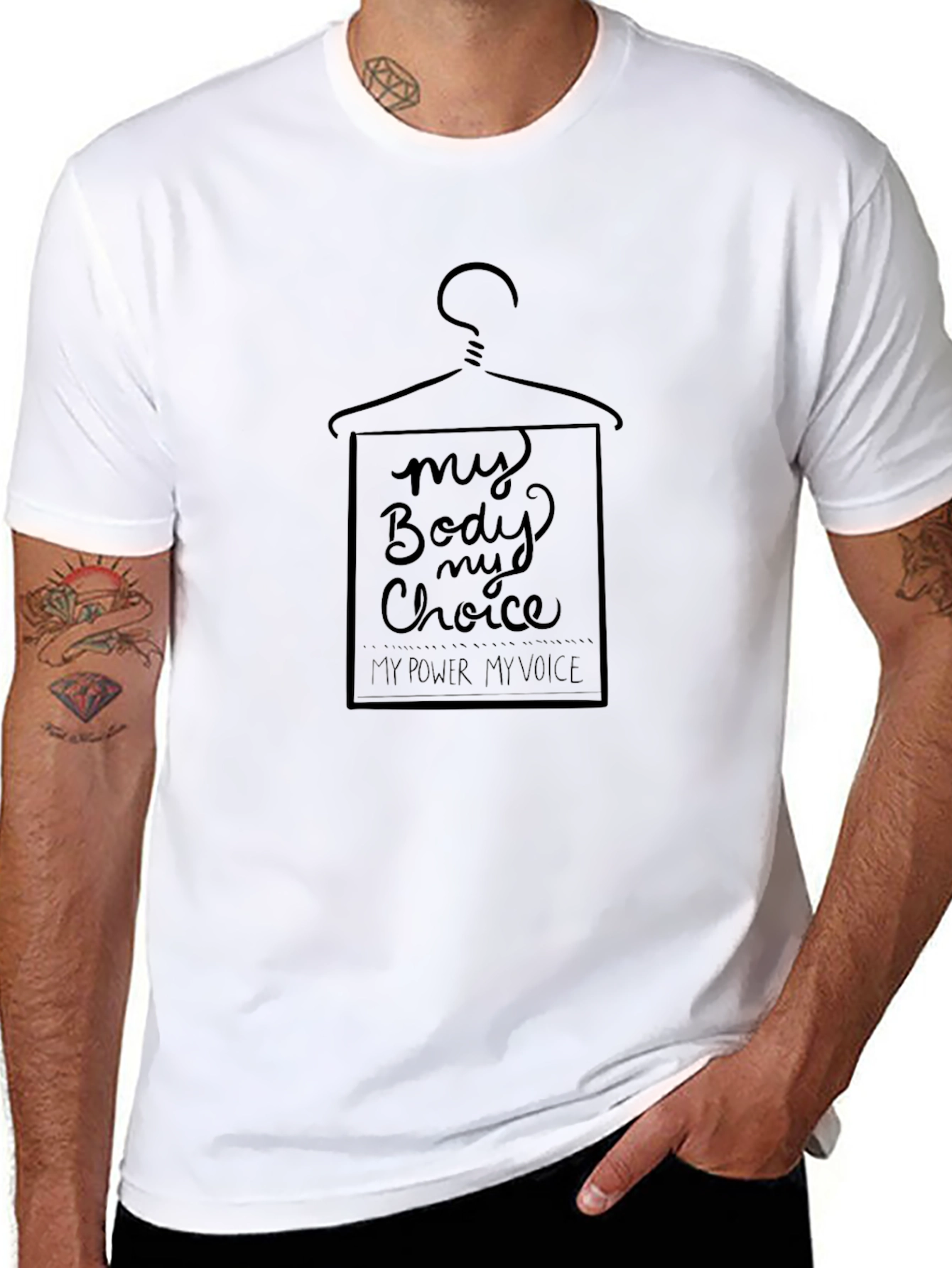 My Body My Choice Black T-Shirt