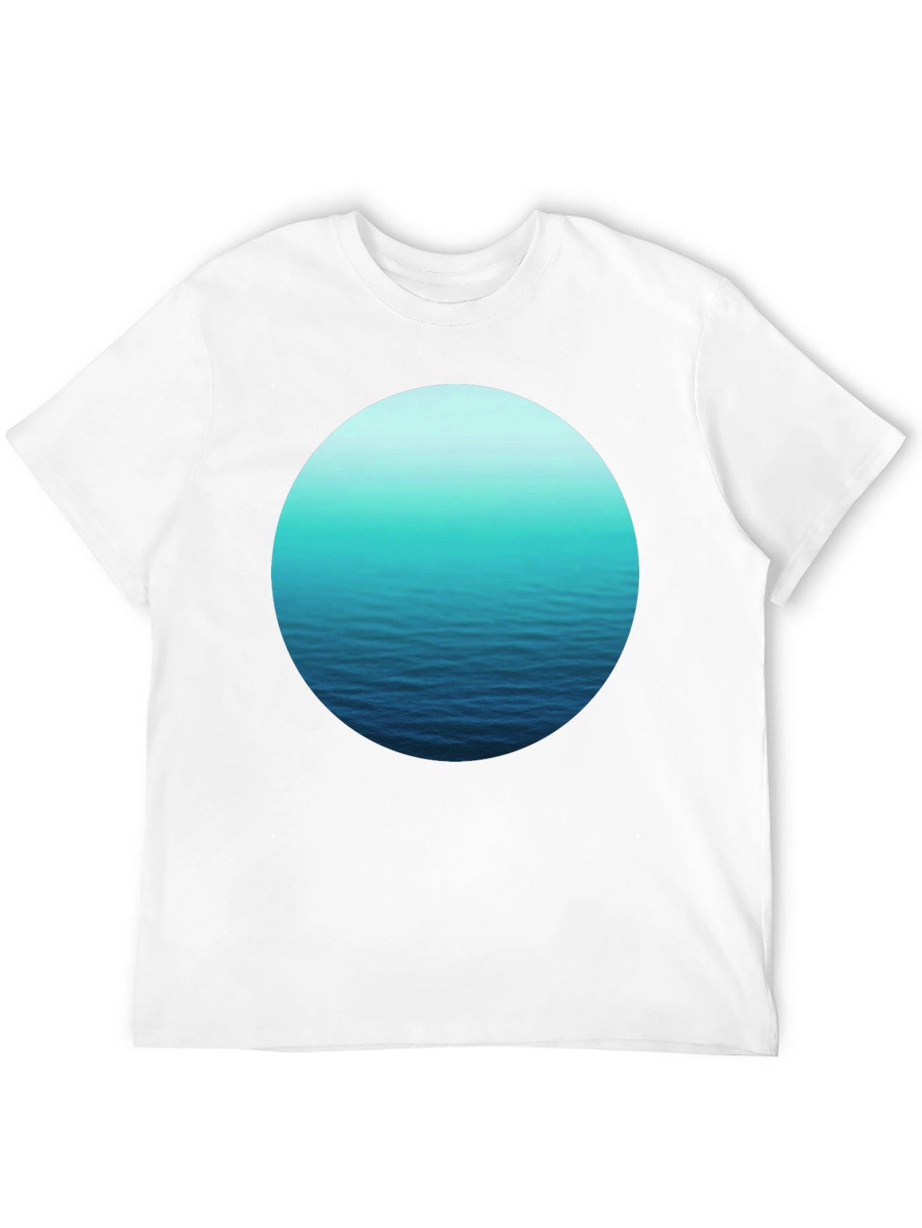 Ocean Ripple T-Shirt - Black Graphic Tee