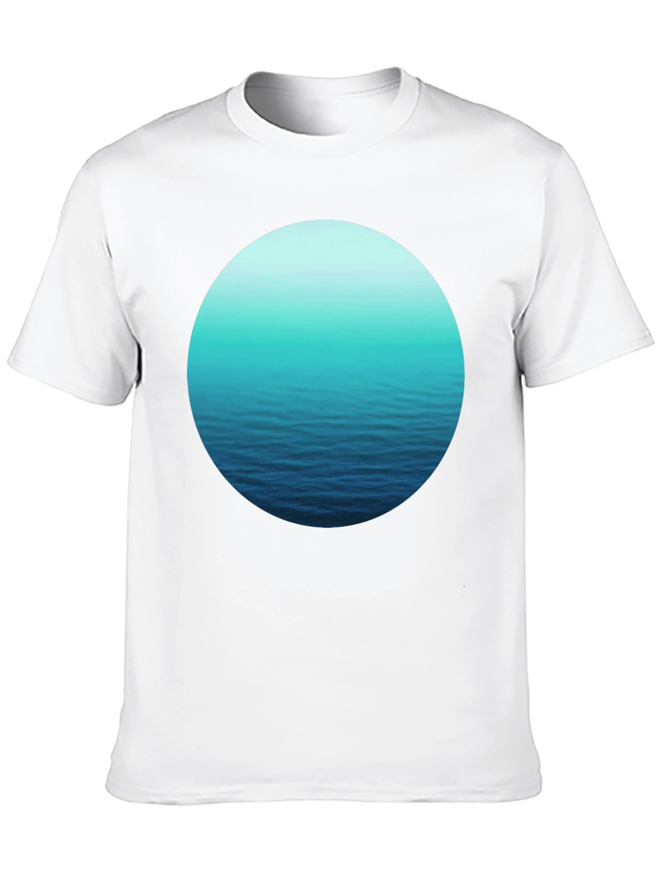 Ocean Ripple T-Shirt - Black Graphic Tee