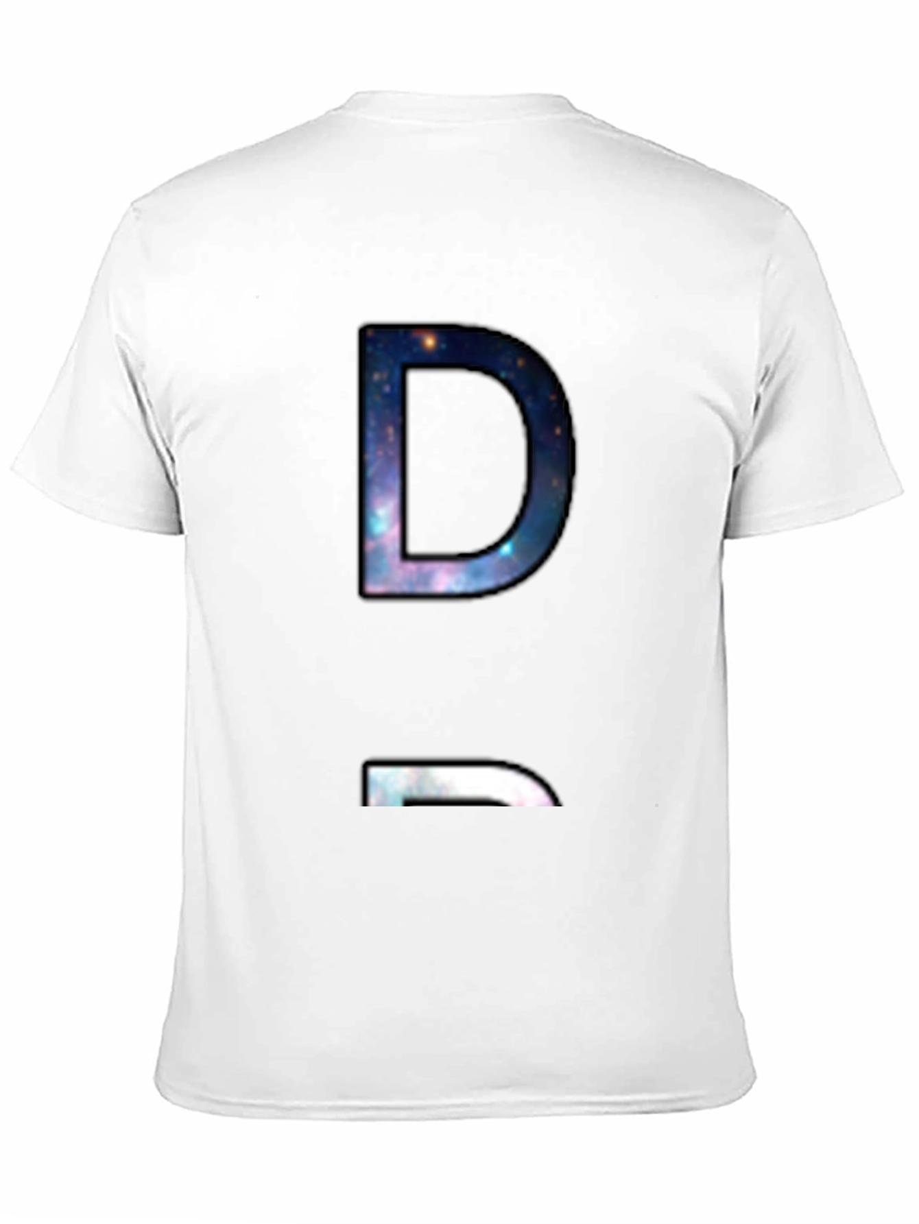 Cosmic D Graphic Tee - Soft Black Cotton Blend