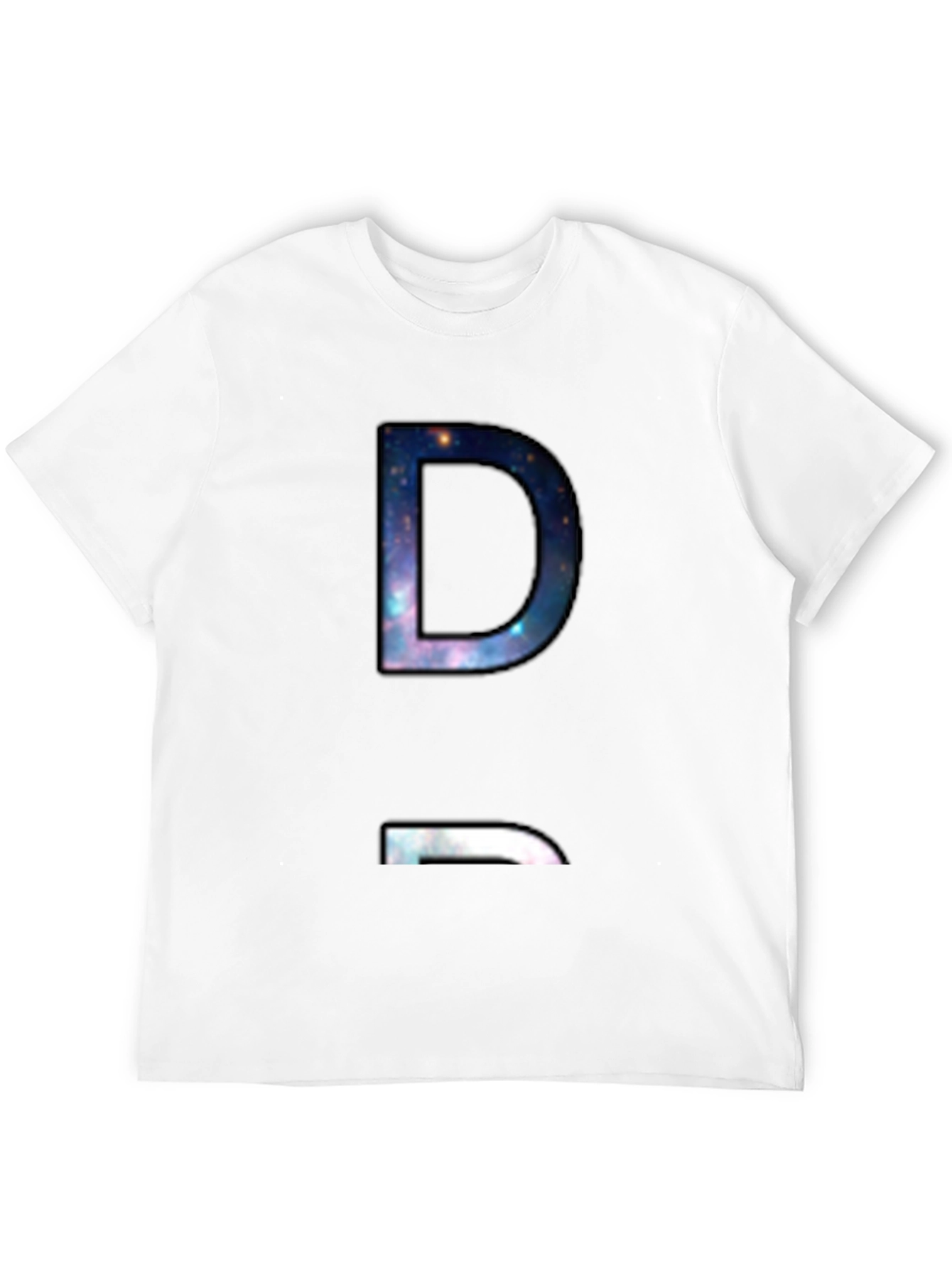 Cosmic D Graphic Tee - Soft Black Cotton Blend