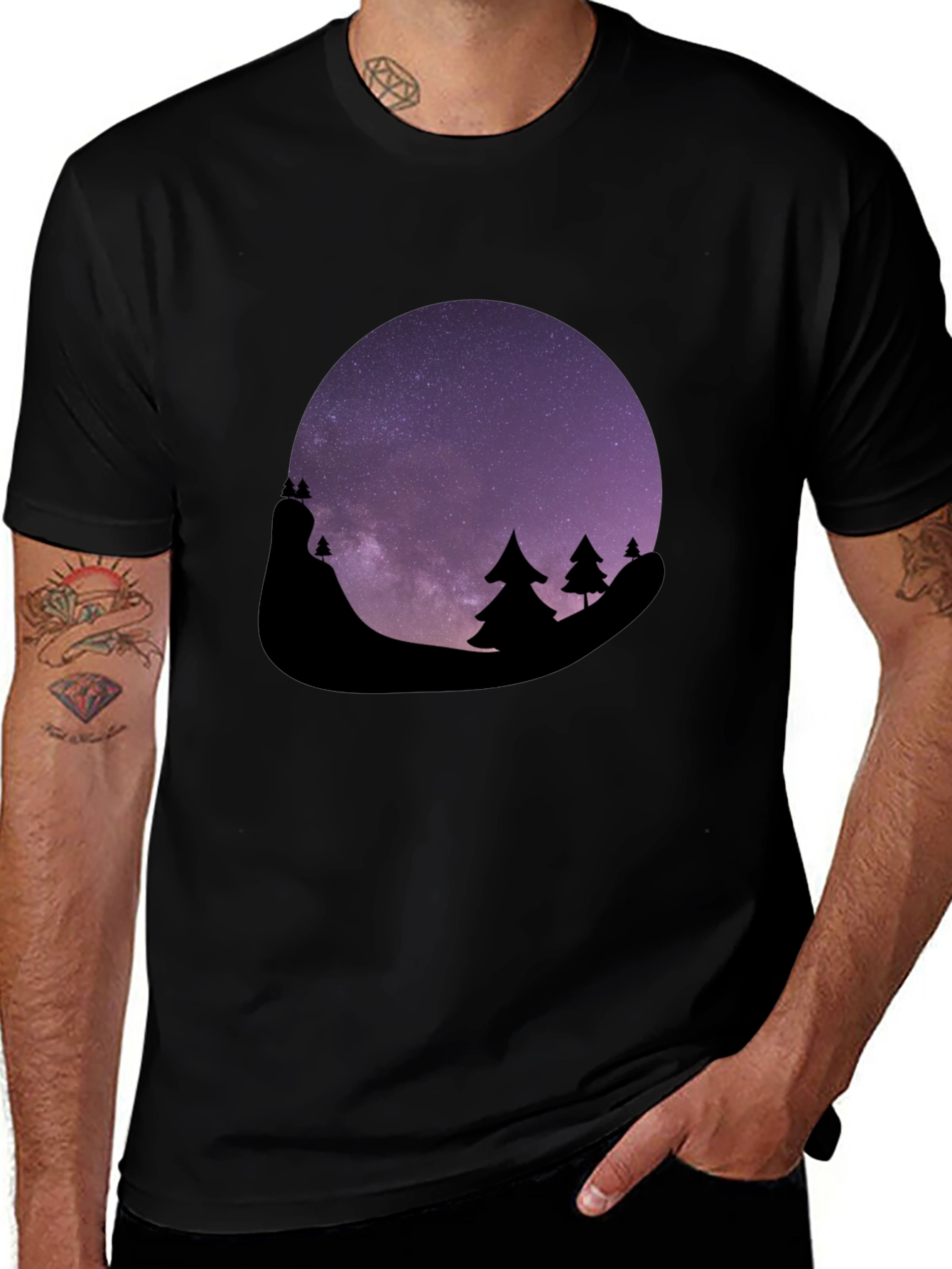 Night Sky Silhouette Tee