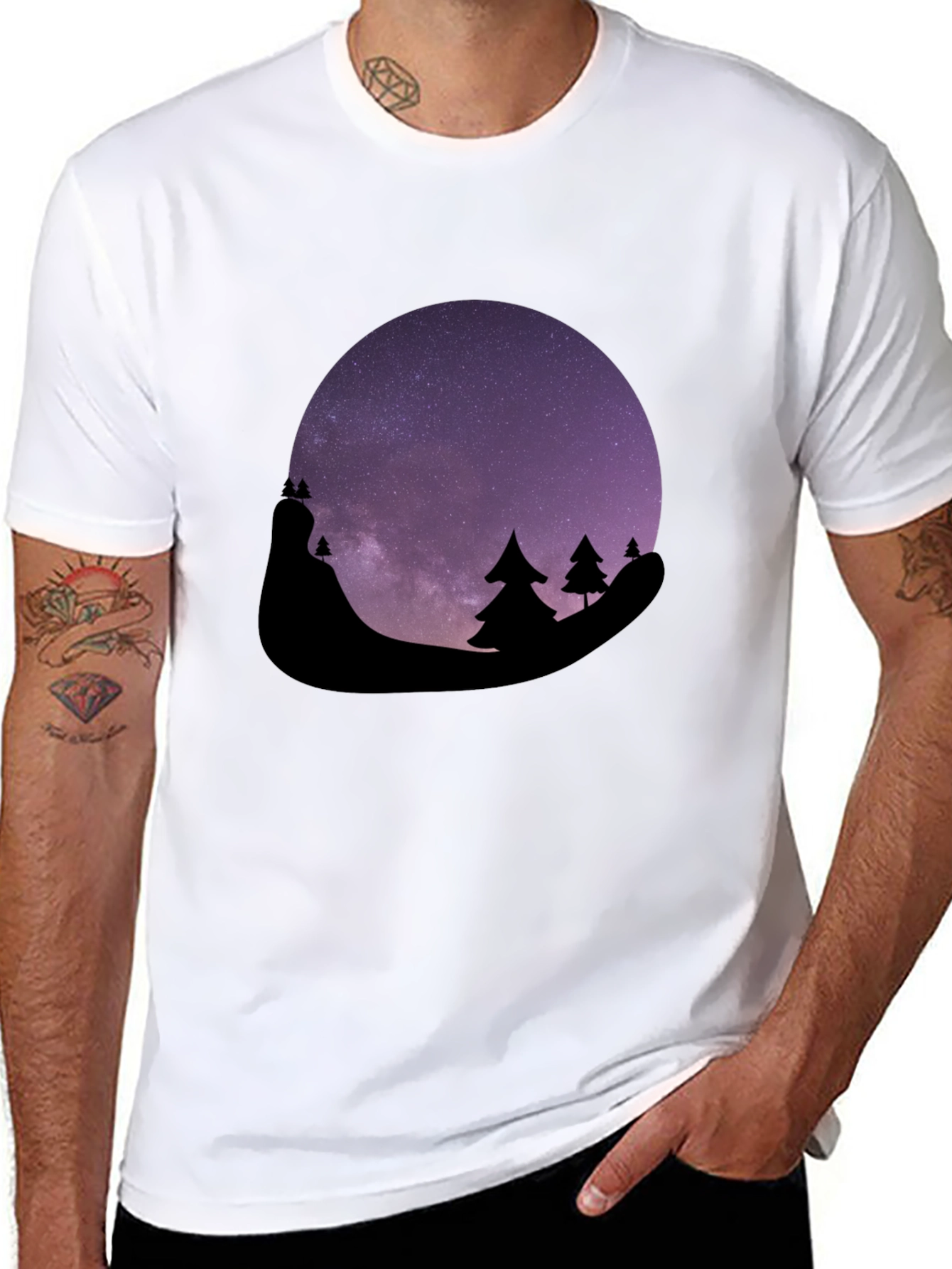 Night Sky Silhouette Tee