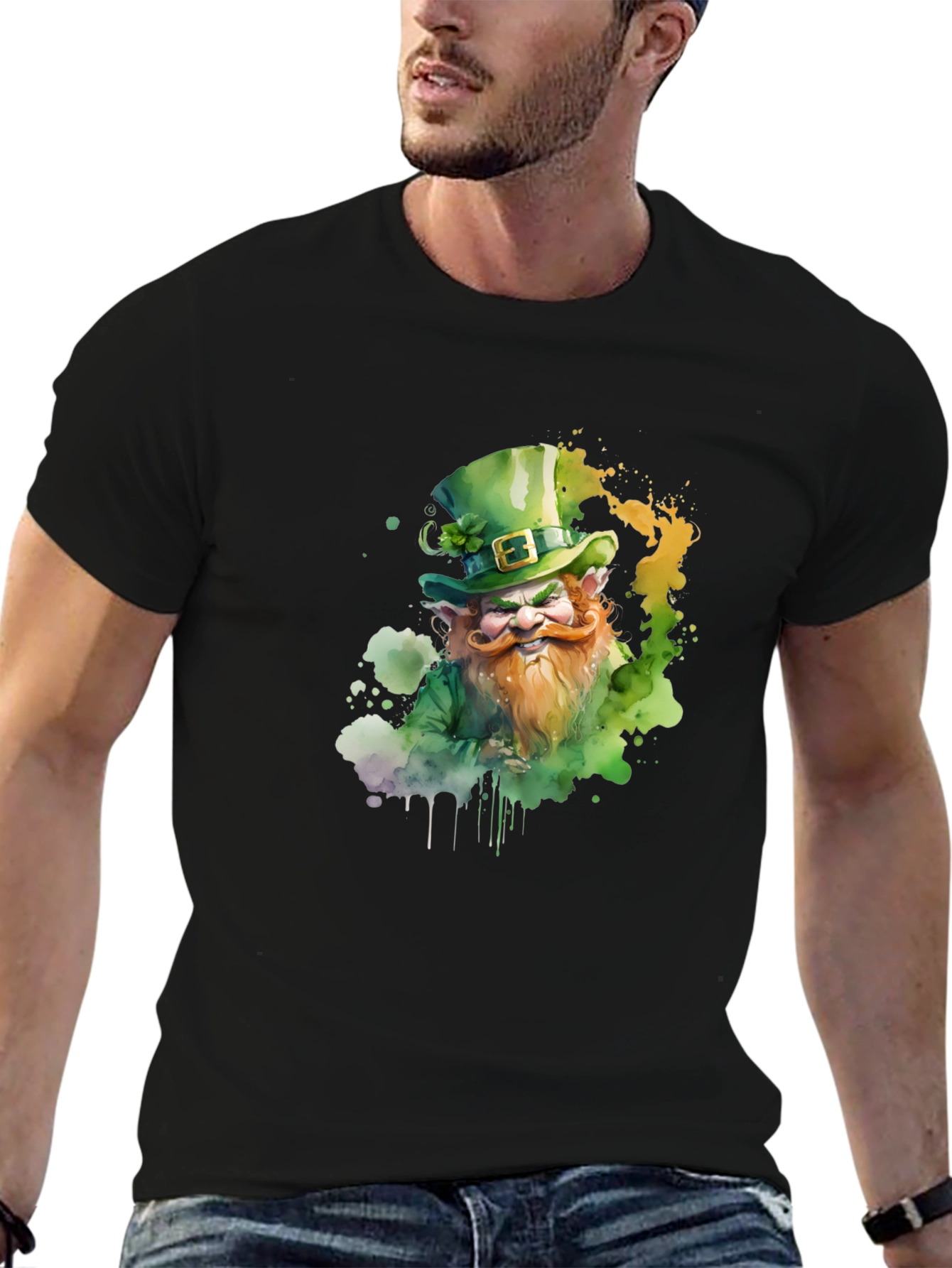 St. Patricks Day Leprechaun Graphic Tee
