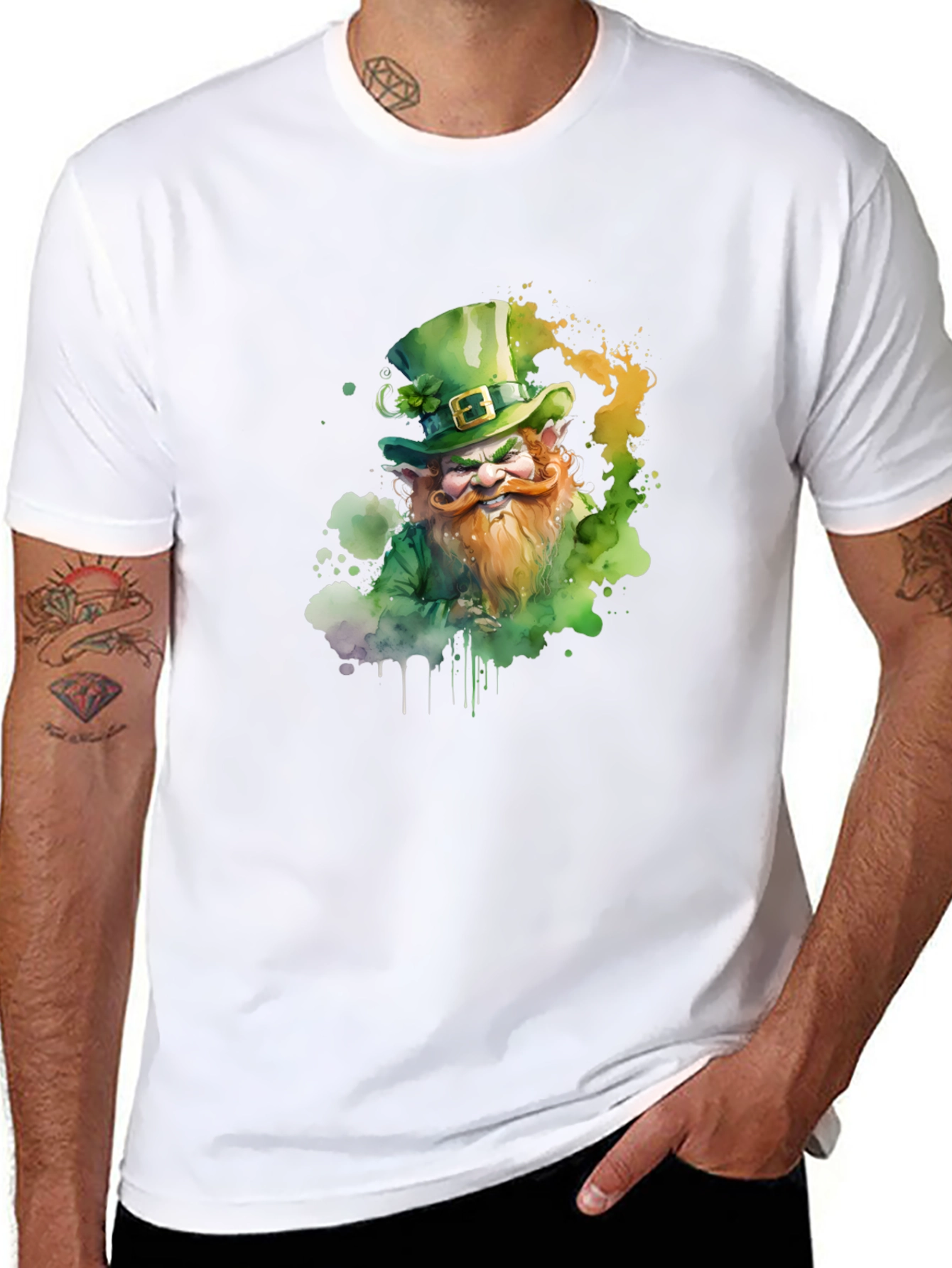 St. Patricks Day Leprechaun Graphic Tee