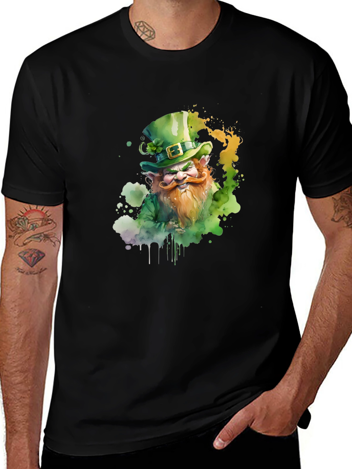 St. Patricks Day Leprechaun Graphic Tee