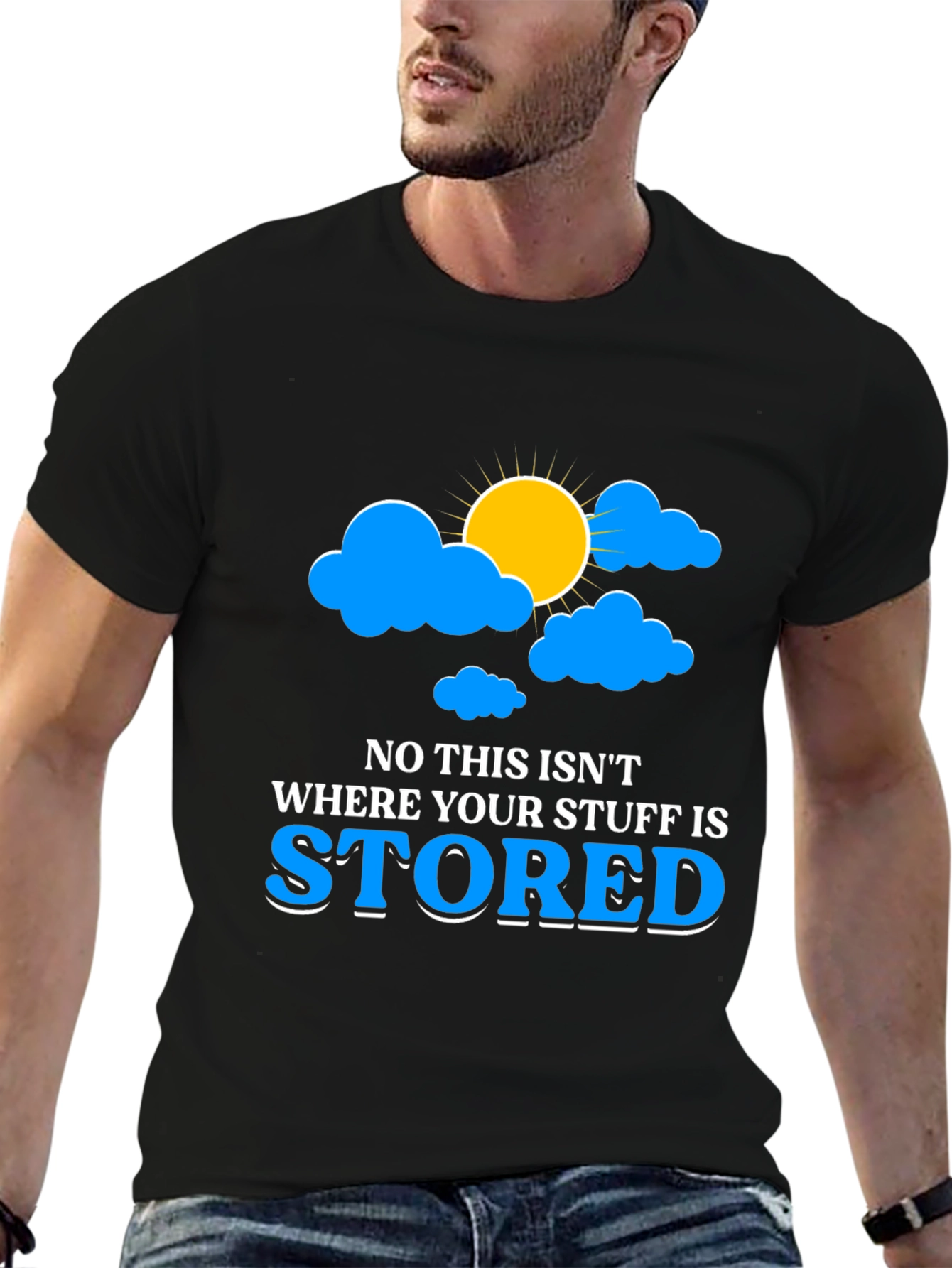 Funny Cloud Storage T-Shirt for Tech Lovers