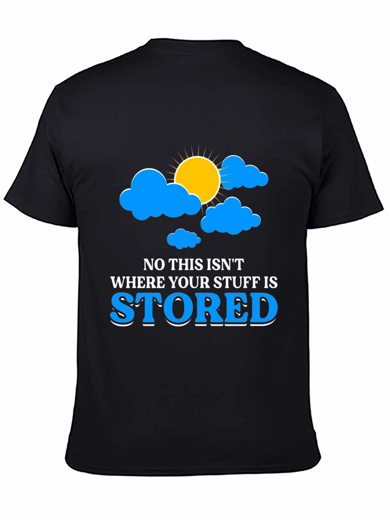 Funny Cloud Storage T-Shirt for Tech Lovers