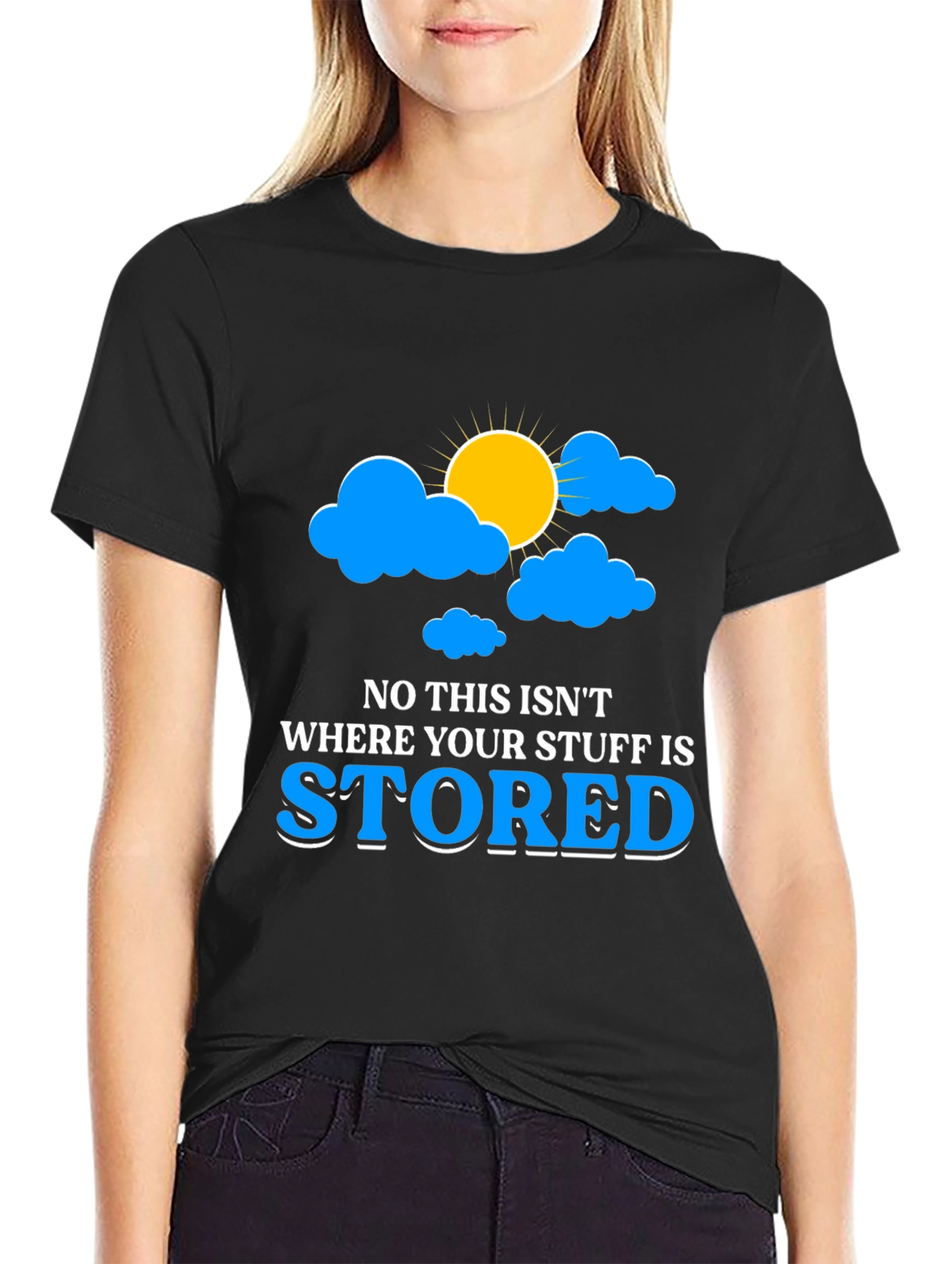 Funny Cloud Storage T-Shirt for Tech Lovers